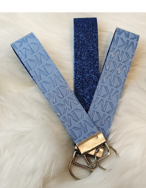Faux Leather Wristlet Keychains