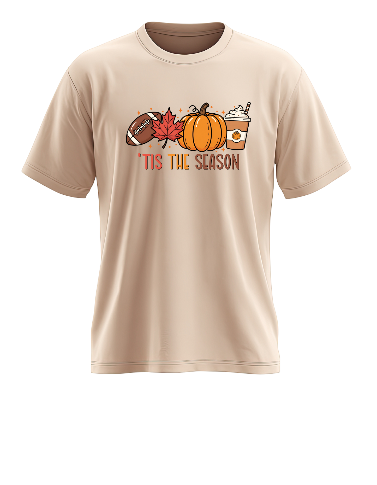 'Tis The Season Football T-Shirt – Fall Pumpkin Autumn Graphic Tee