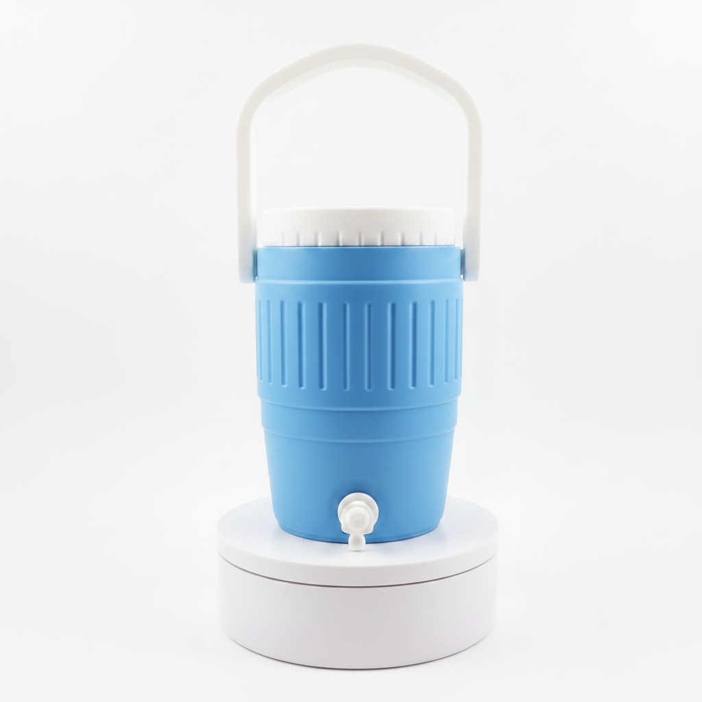 Baby Blue and White Cooler Jug