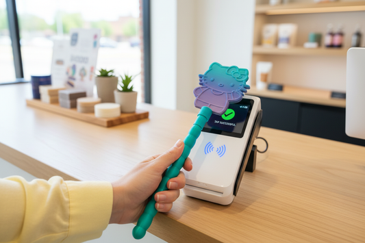 Hello Kitty Tap to Pay Wand Lifestyle Mockup